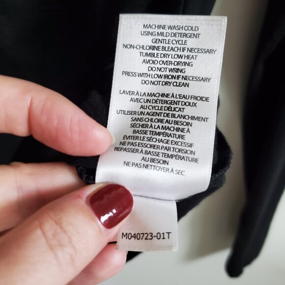 SEGMENTS 100% Merino Wool Base Layer Top Shirt Long Sleeve Black Women's Medium - Picture 10 of 11